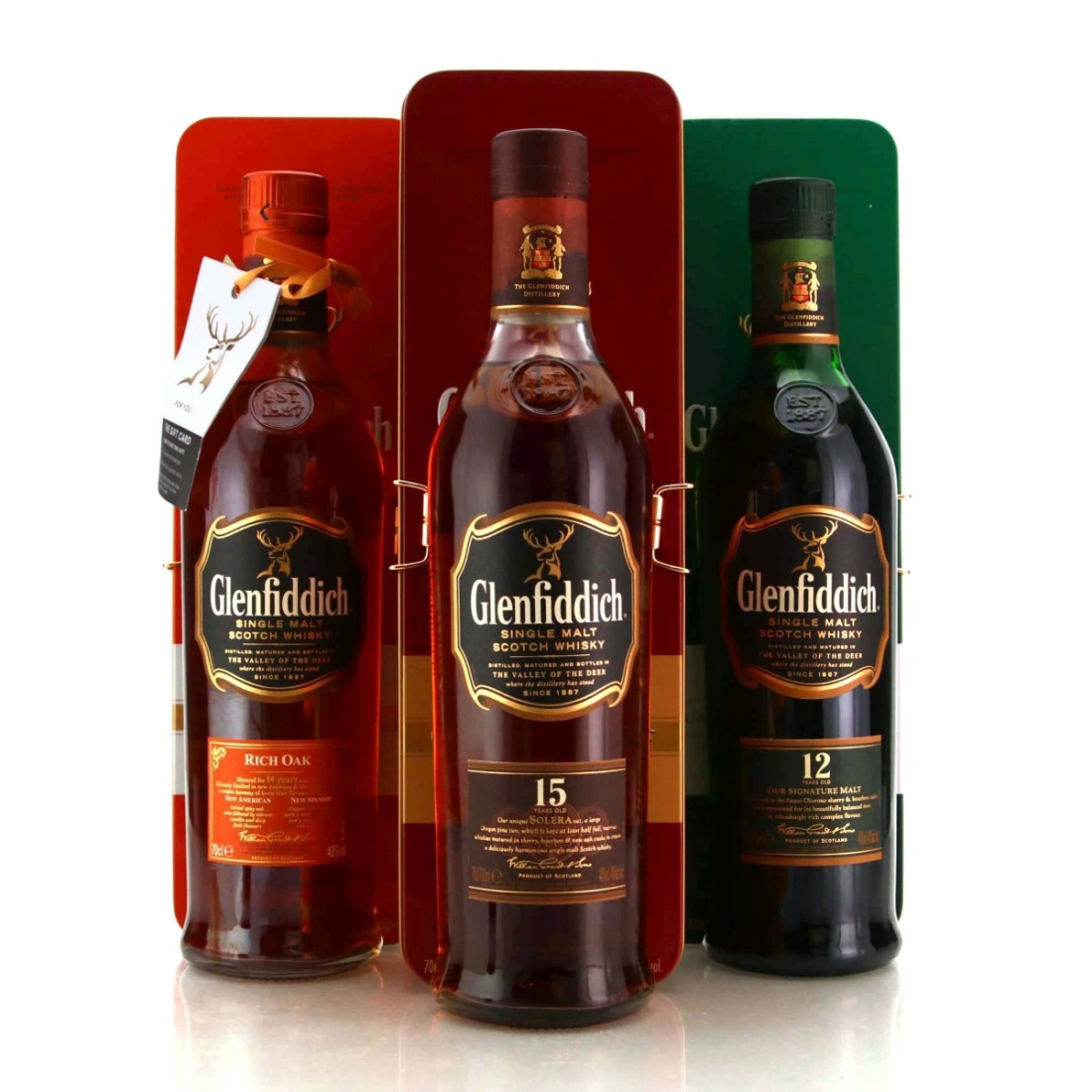 Glenfiddich Tin Selection 3 x 70cl