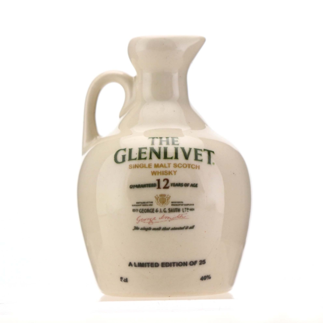 Glenlivet 12 Year Old Ormaeche Miniature Decanter / One of 25