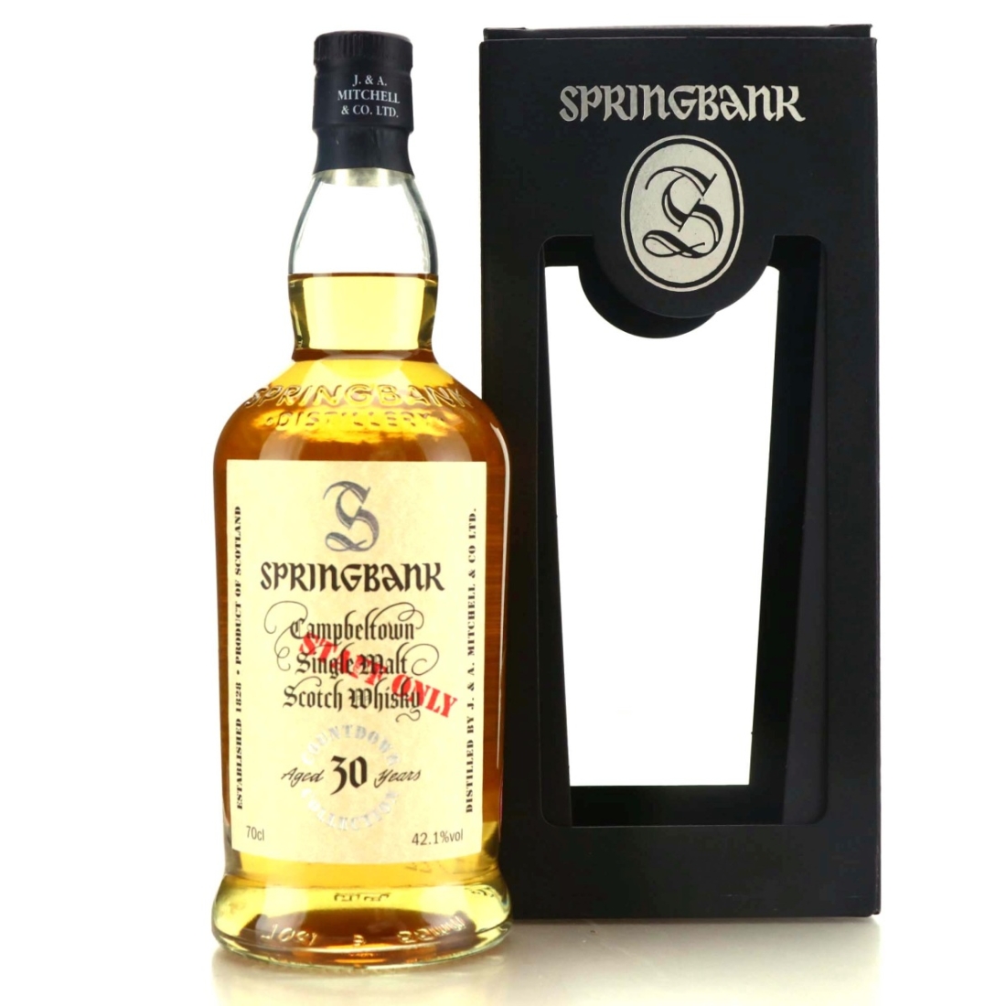 Springbank 30 Year Old Countdown Collection Staff Exclusive