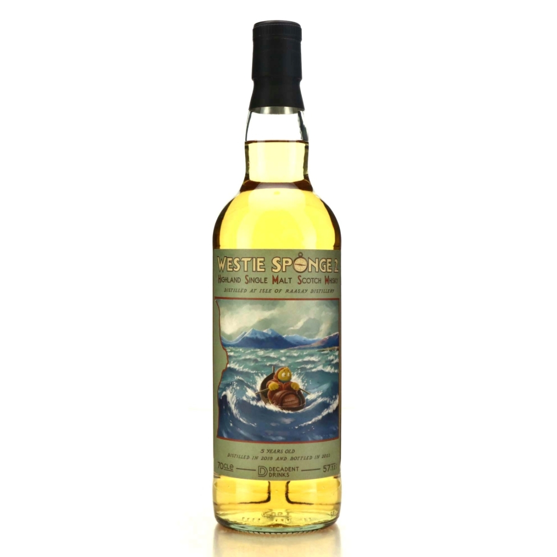 Raasay 2018 Whisky Sponge 5 Year Old / Westie Sponge 2