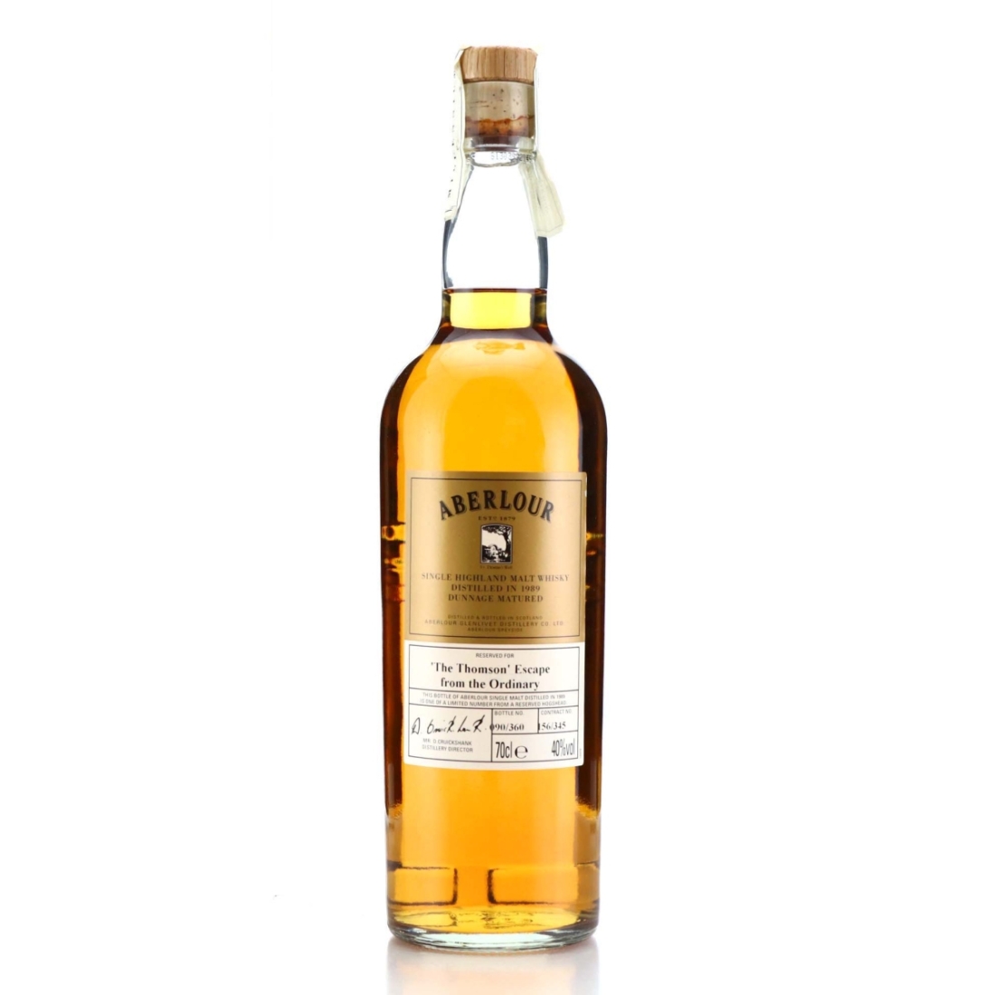Aberlour 1989 Scottish Millennium Celebrations / The Thomson Escape From The Ordinary