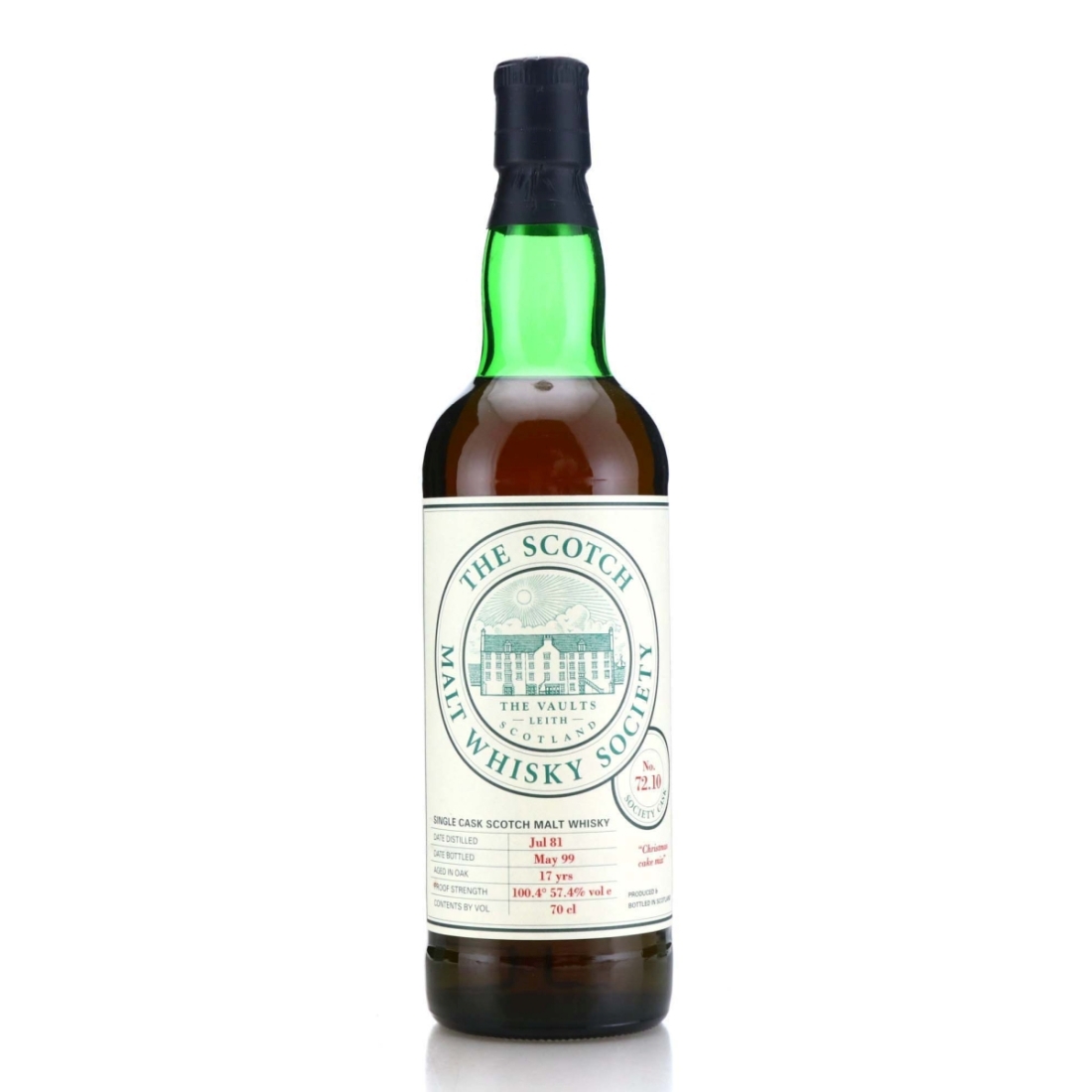 Miltonduff 1981 SMWS 17 Year Old 72.10