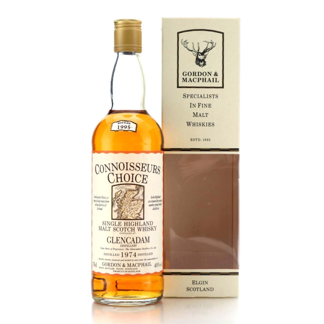 Glencadam 1974 Gordon and MacPhail bottled 1995