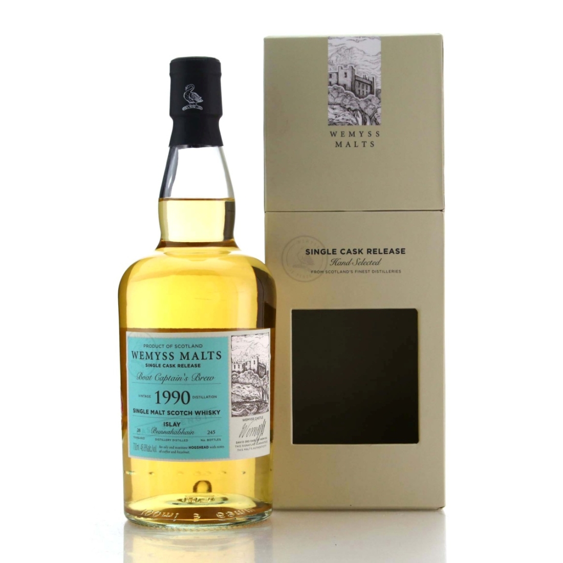 Bunnahabhain 1990 Wemyss Malts 28 Year Old / Boat Captains Brew