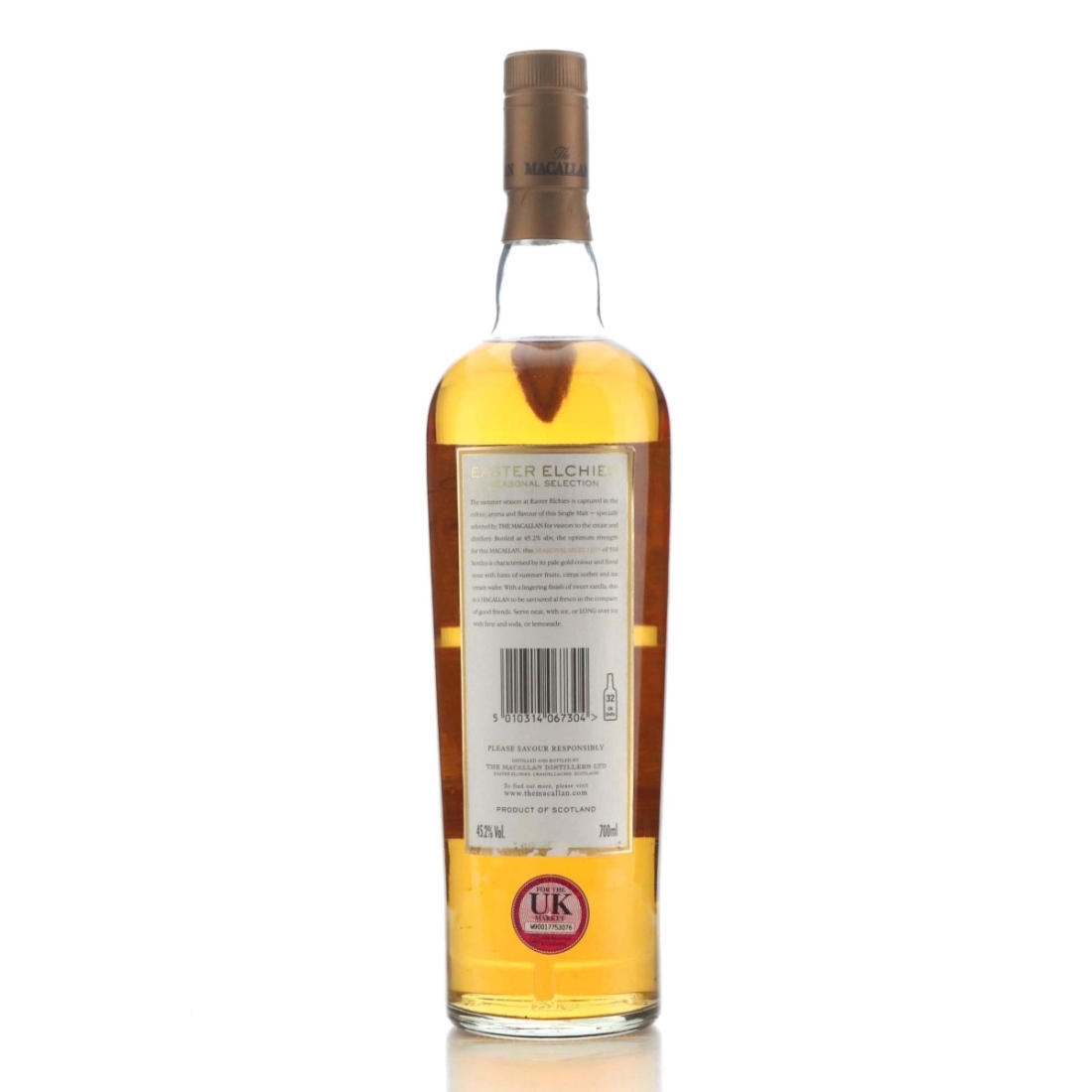 Image for Macallan 8 Year Old Easter Elchies Seasonal Selection / Summer