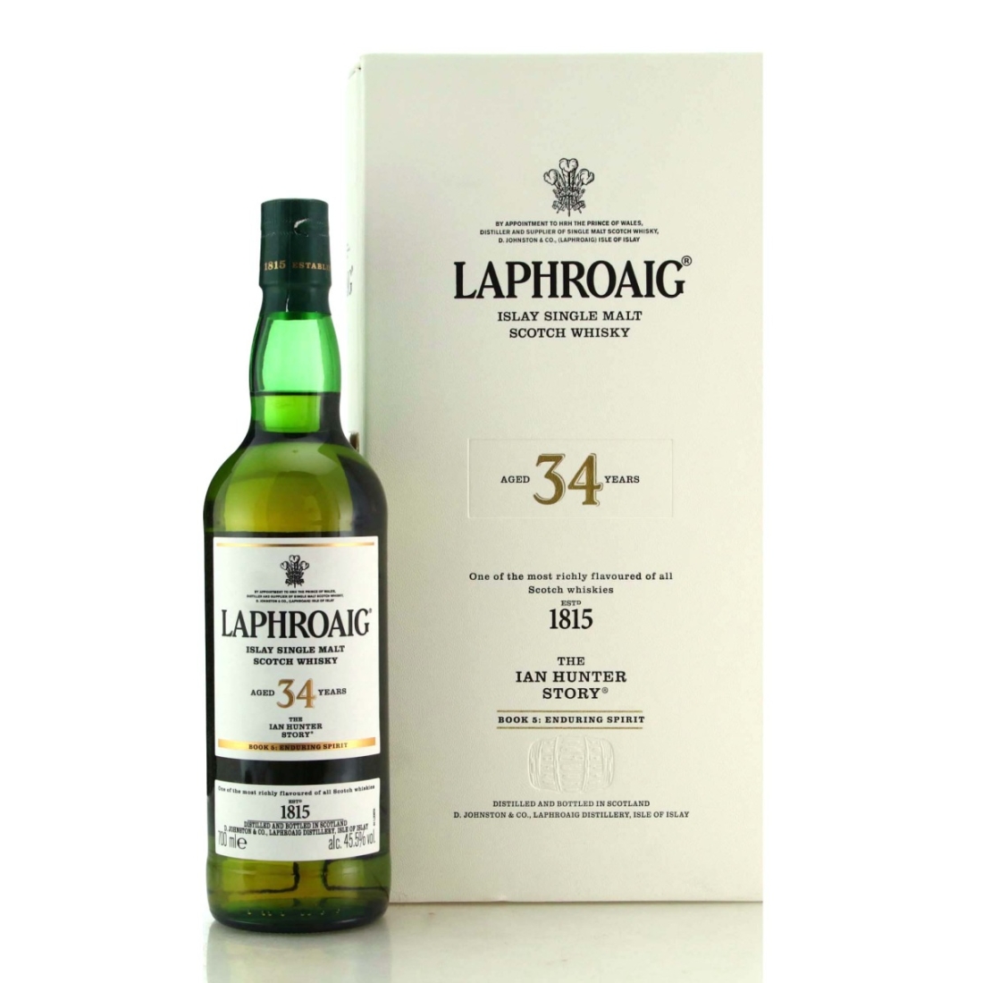Laphroaig 34 Year Old The Ian Hunter Story Book 5