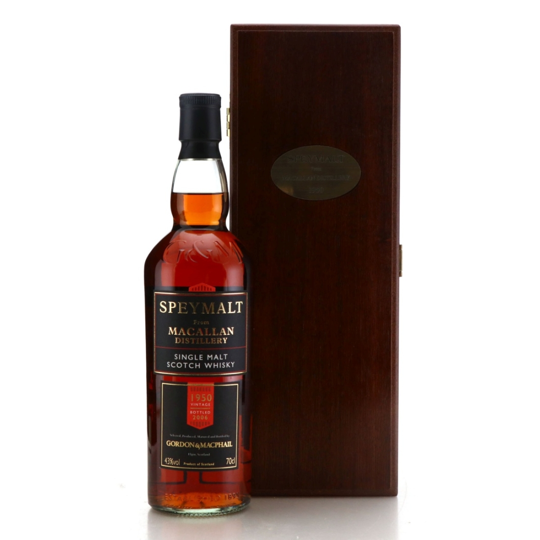 Macallan 1950 Gordon and MacPhail Speymalt bottled 2006