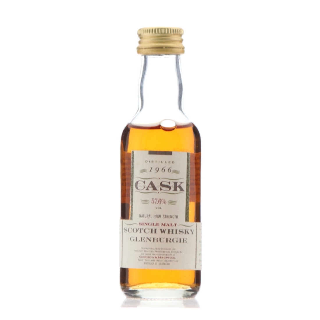 Glenburgie 1966 Gordon and MacPhail Cask Strength bottled 1993 Miniature