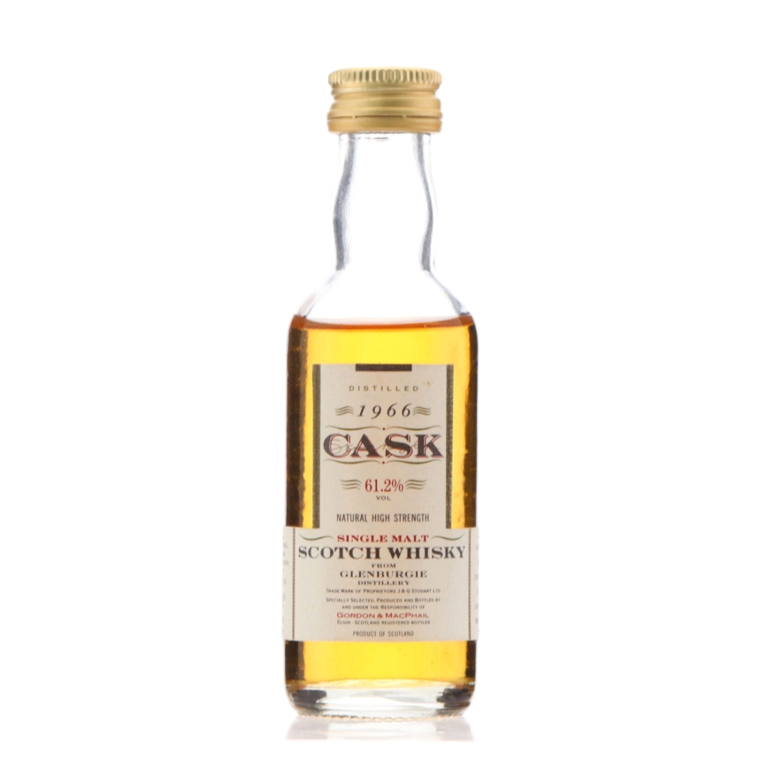Glenburgie 1966 Gordon and MacPhail Cask Strength bottled 1990 Miniature