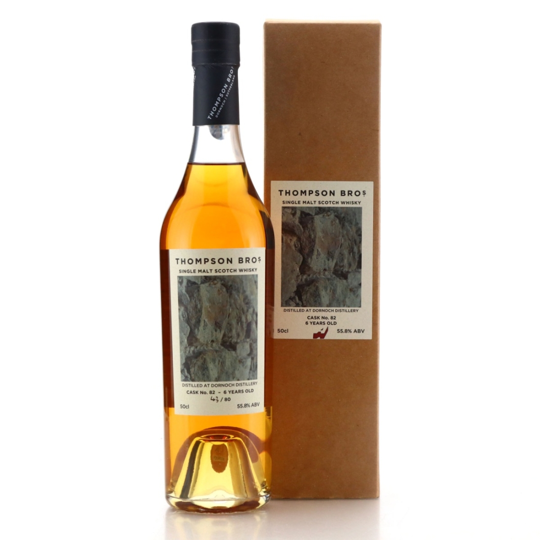 Dornoch 2018 Single Bourbon Cask 6 Year Old #82 50cl