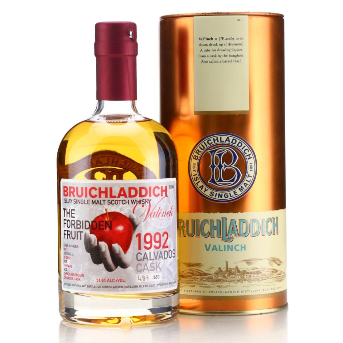 Bruichladdich 1992 Valinch 19 Year Old 'The Forbidden Fruit'