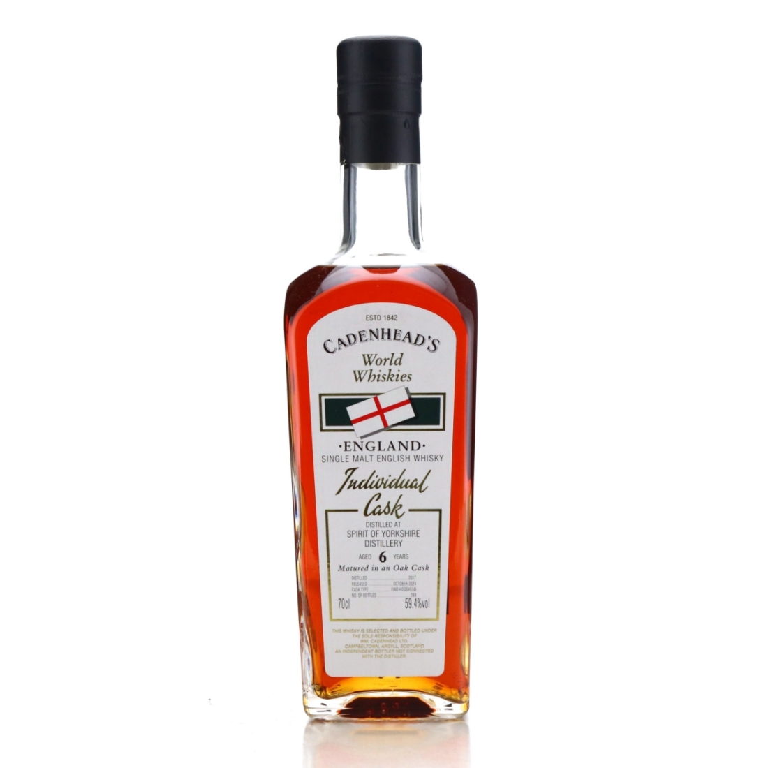Spirit of Yorkshire 6 Year Old Cadenhead's World Whiskies