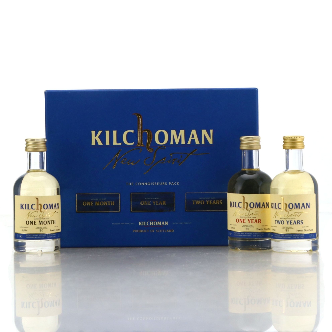 Kilchoman New Spirit Miniature Selection 3 x 5cl