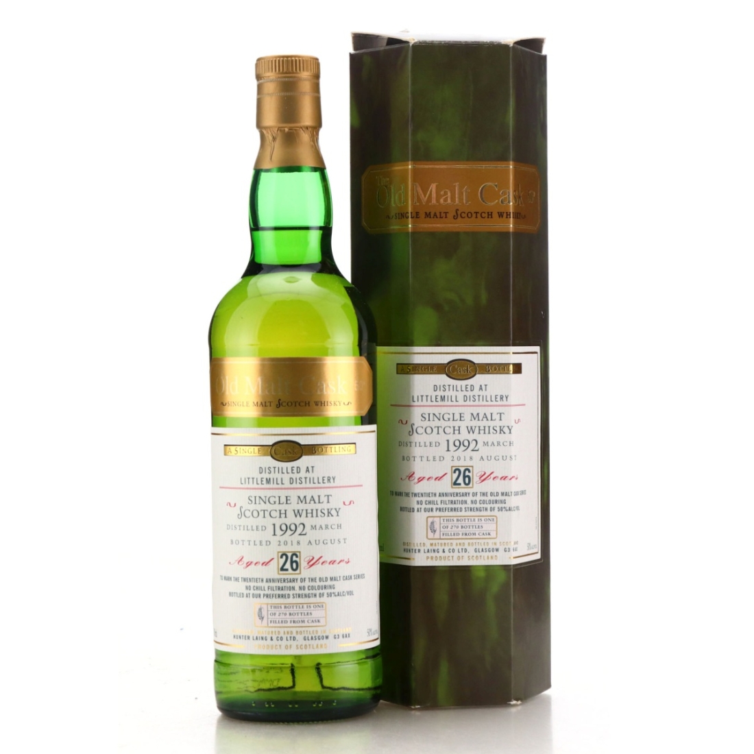 Littlemill 1992 Douglas Laing 26 Year Old / 20th Anniversary