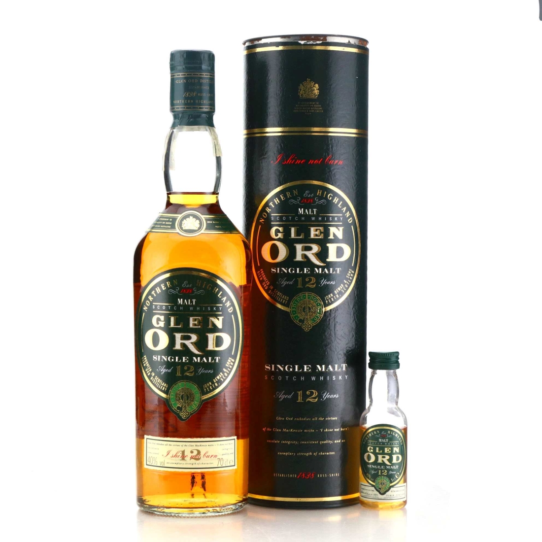 Glen Ord 12 Year Old with Miniature 1990s 