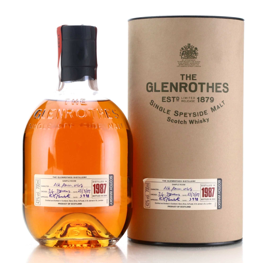 Glenrothes 1987 Vintage bottled 2000