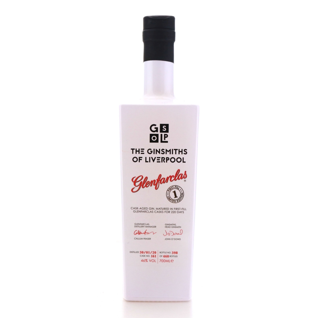 The Ginsmiths Of Liverpool Glenfarclas Cask Aged Gin