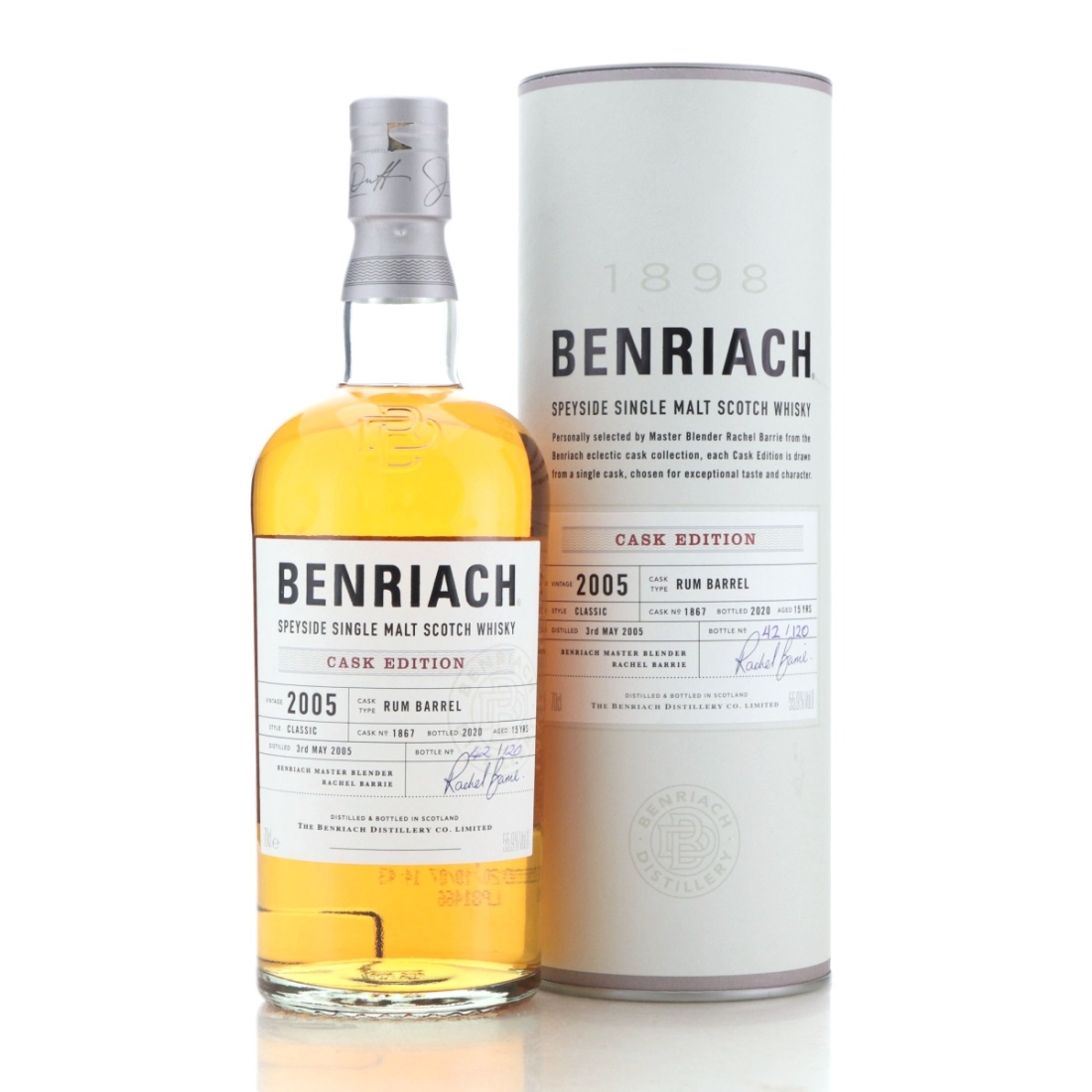 Benriach 2005 Single Rum Cask 15 Year Old #1867