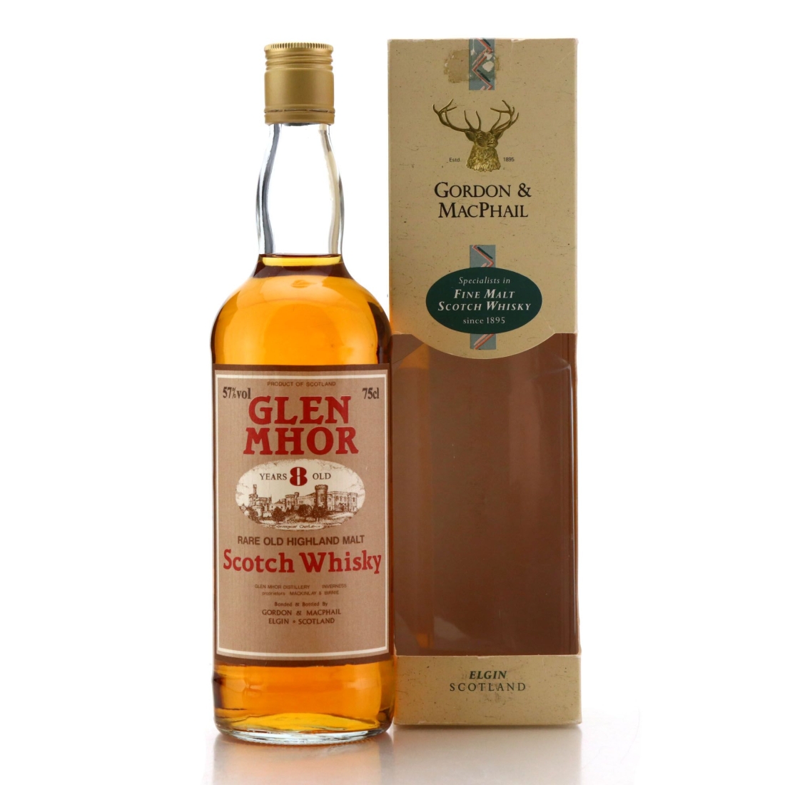 Glen Mhor 8 Year Old Gordon and MacPhail 57%