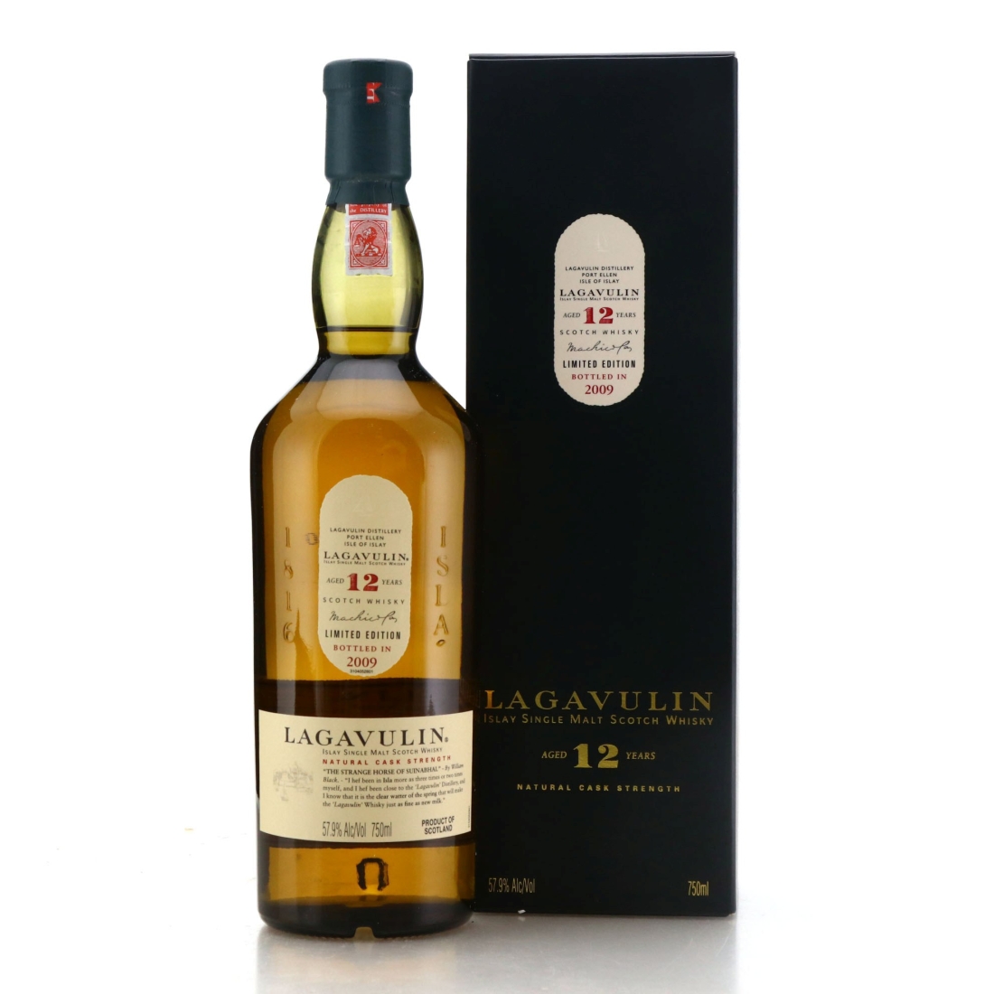 Lagavulin 12 Year Old Cask Strength 2009 Release 75cl / US Import