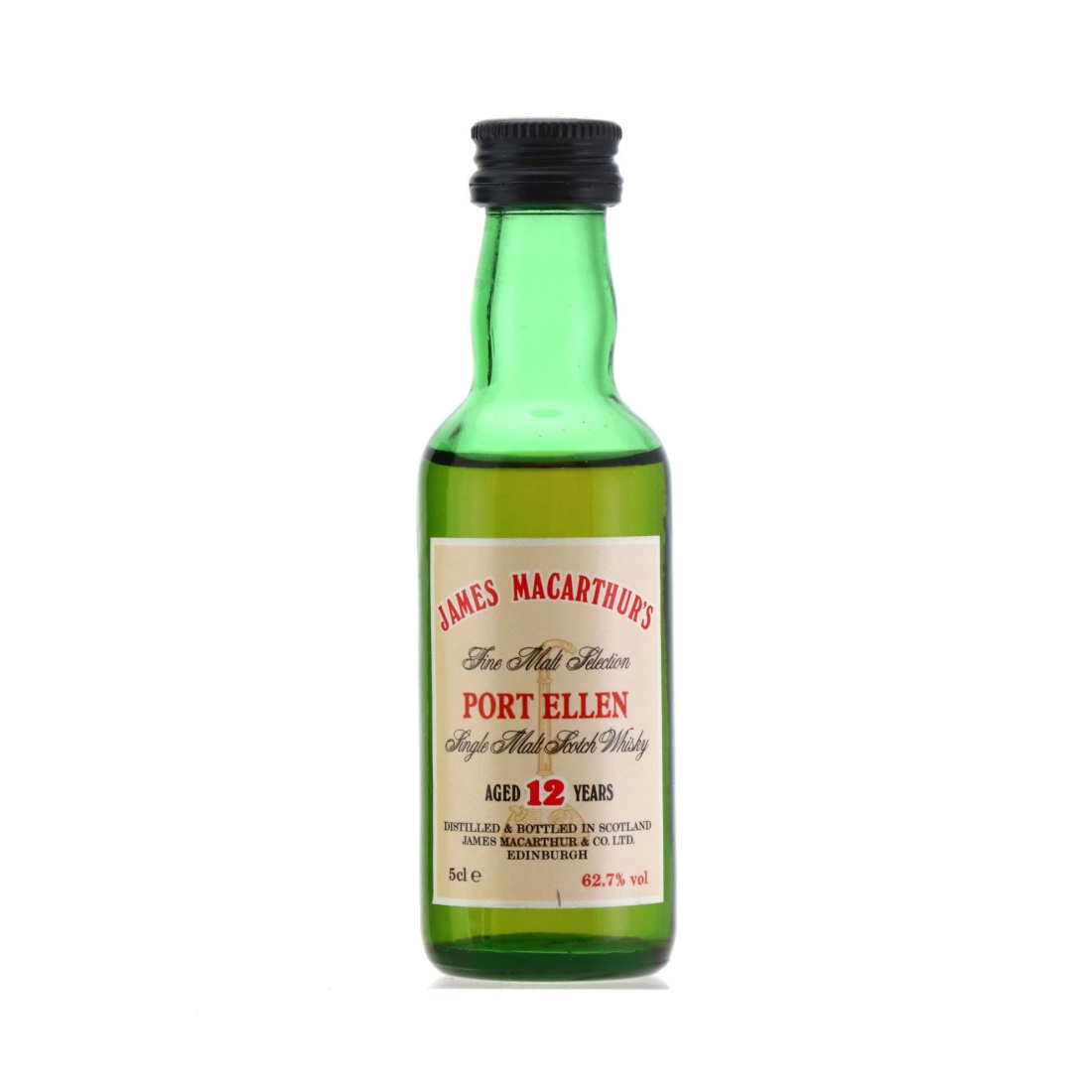Port Ellen 12 Year Old James MacArthur Cask Strength Miniature / 62.7%