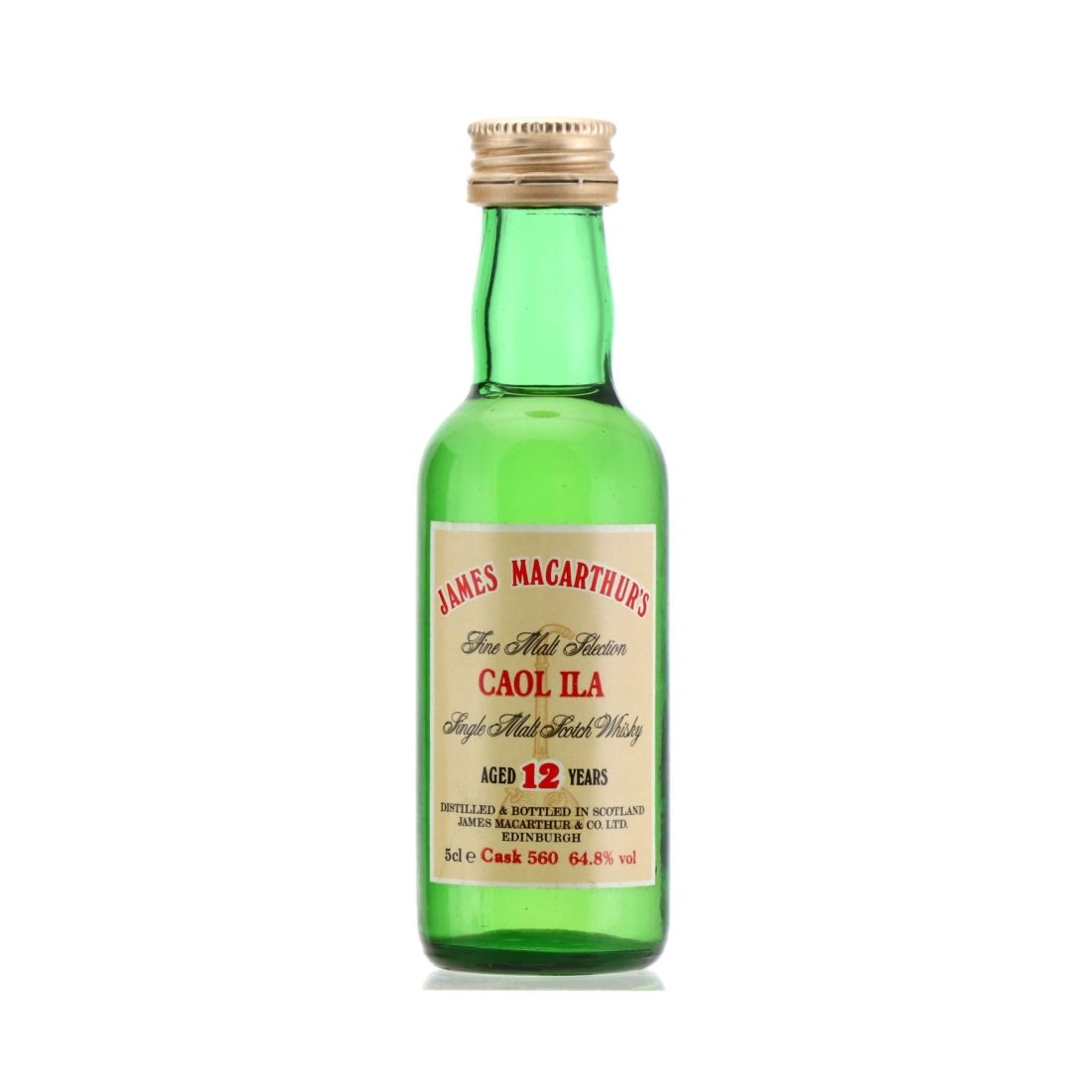 Caol Ila 12 Year Old James Macarthur Single Cask Miniature