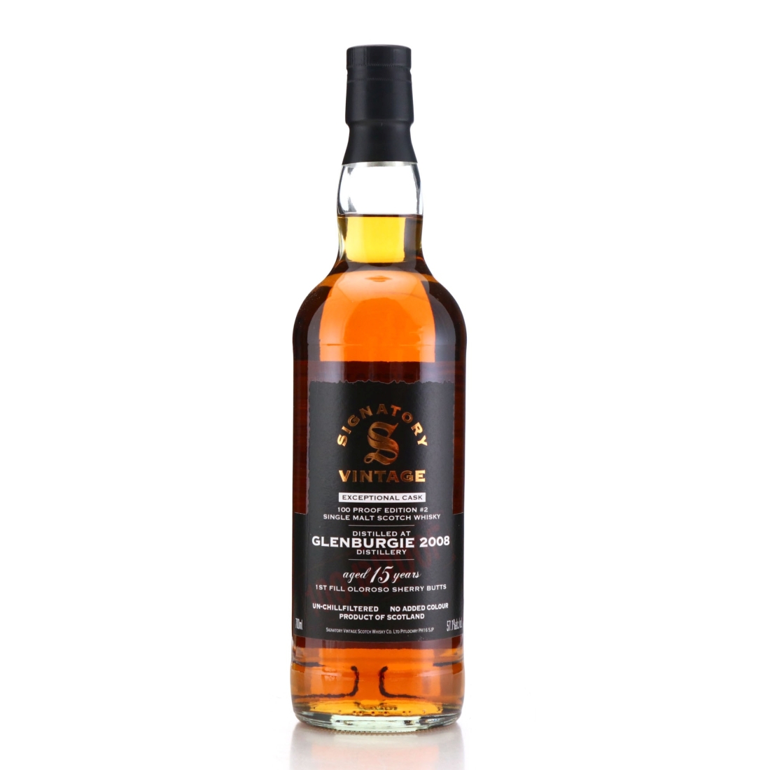 Glenburgie 2008 Signatory Vintage 15 Year Old Exceptional Cask