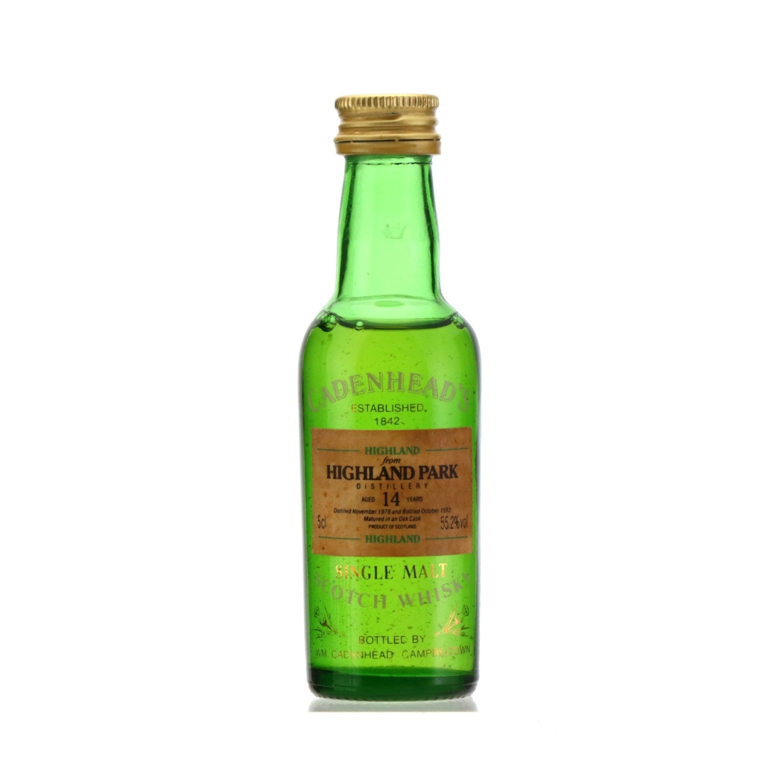 Highland Park 1978 Cadenhead's 14 Year Old Miniature