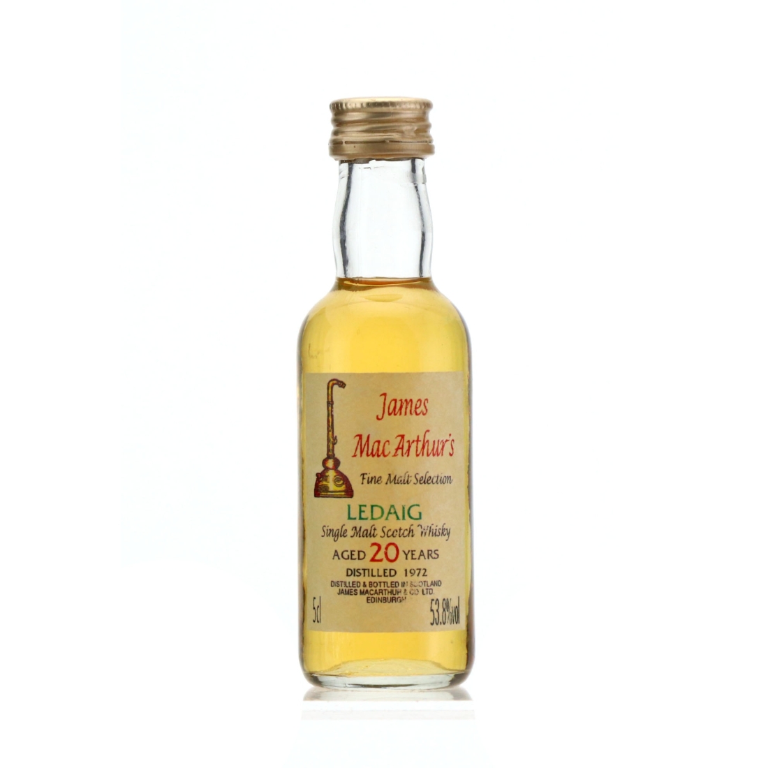 Ledaig 1972 James MacArthur 20 Year Old Miniature
