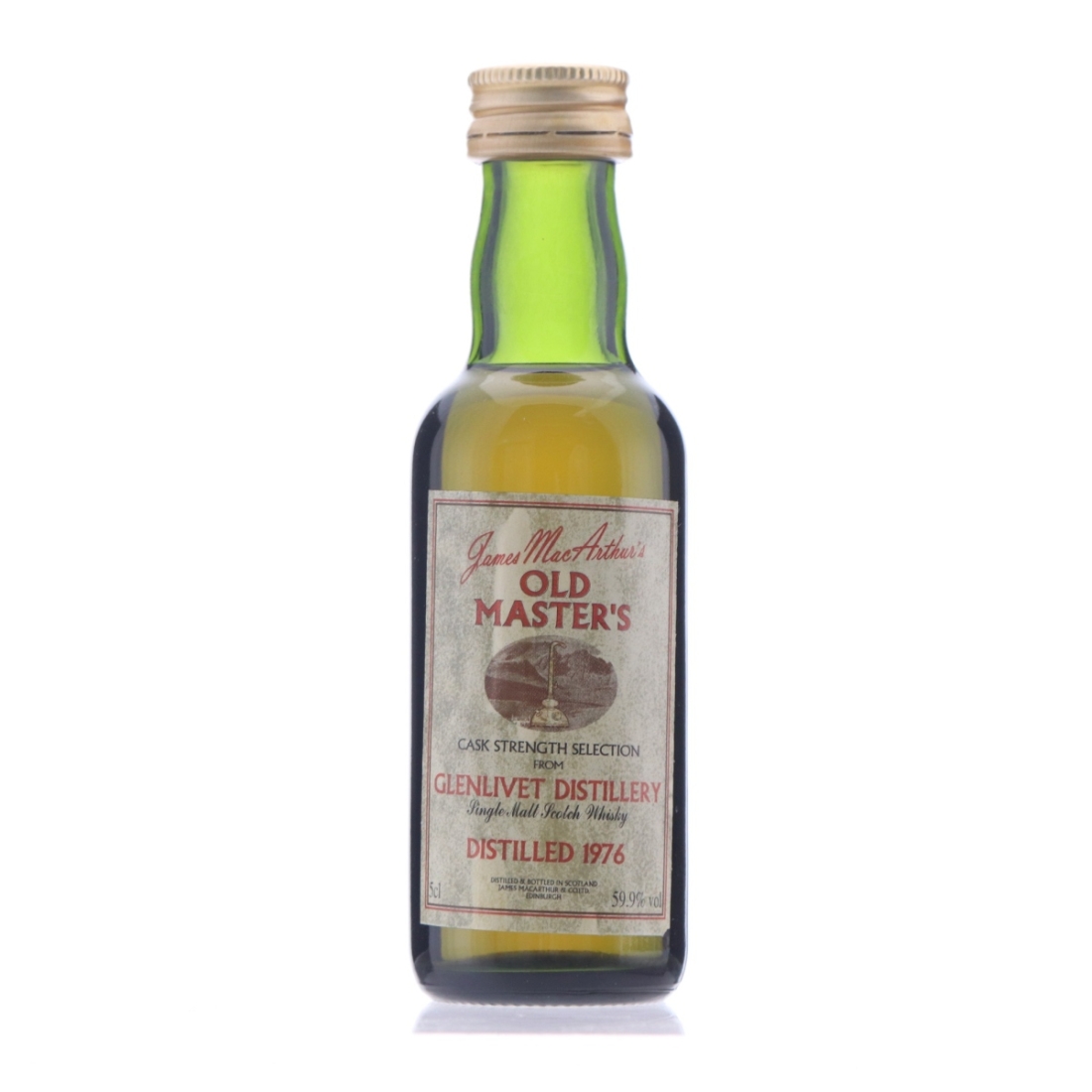Glenlivet 1976 James MacArthur Old Master's Miniature