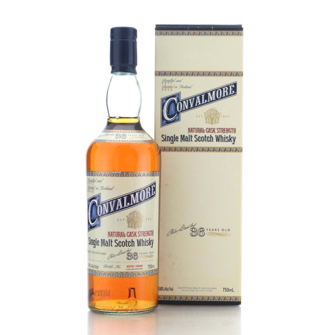 Convalmore 1977 Cask Strength 36 Year Old 75cl / US Import