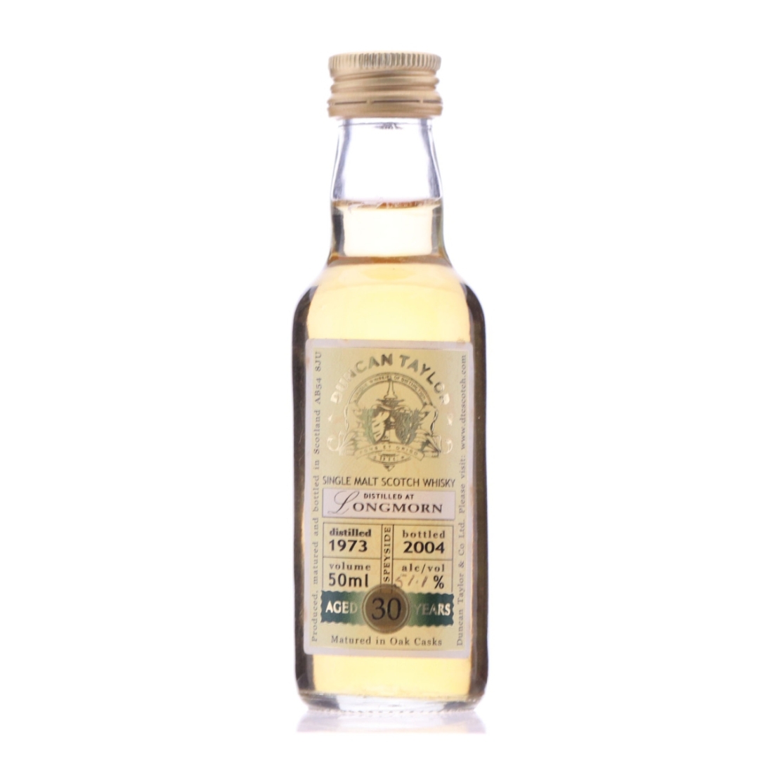 Longmorn 1973 Duncan Taylor 30 Year Old Miniature