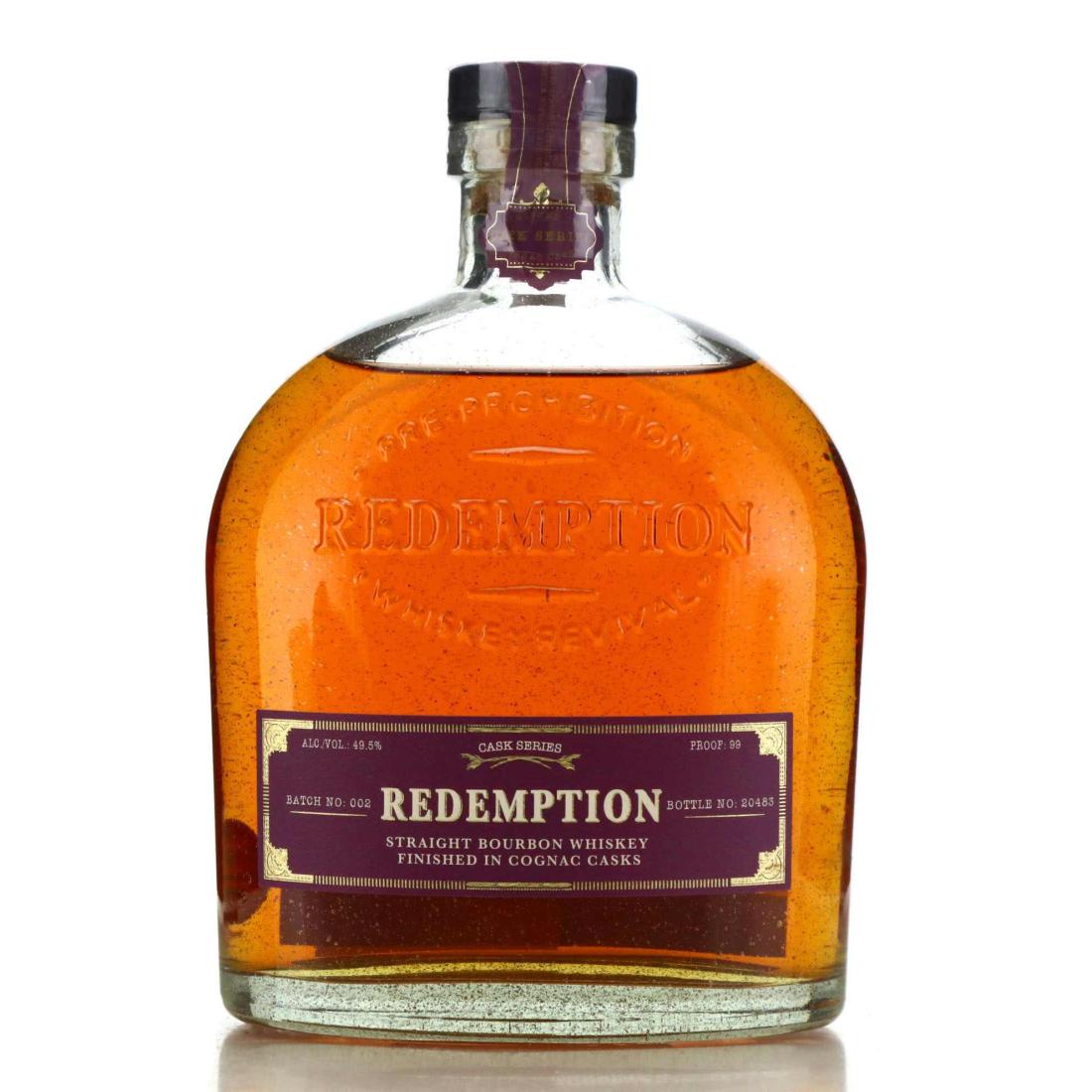 Redemption pre-Prohibition Whiskey Revival Cognac Cask Finish Batch #2 ...