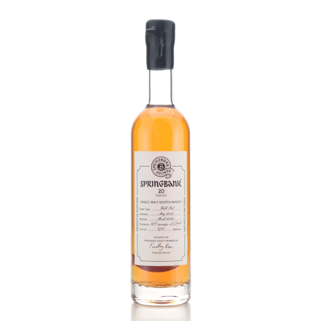 Springbank 2003 Springbank Society 20 Year Old 35cl / Fresh Port