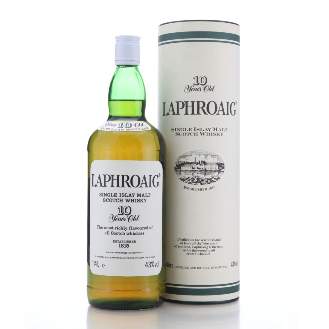 Laphroaig 10 Year Old 1.14 Litre 1980s