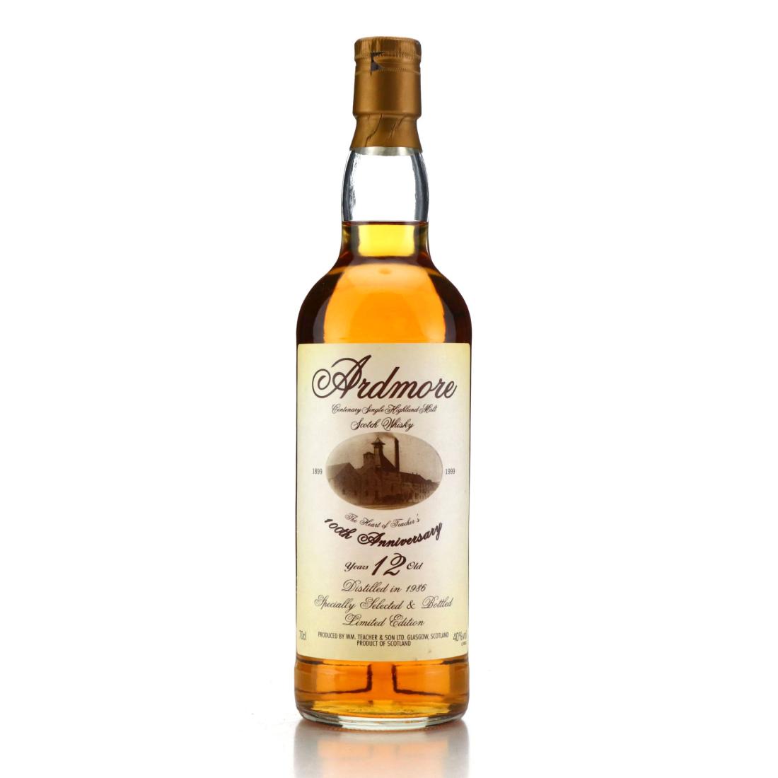 Ardmore 1986 100th Anniversary 12 Year Old