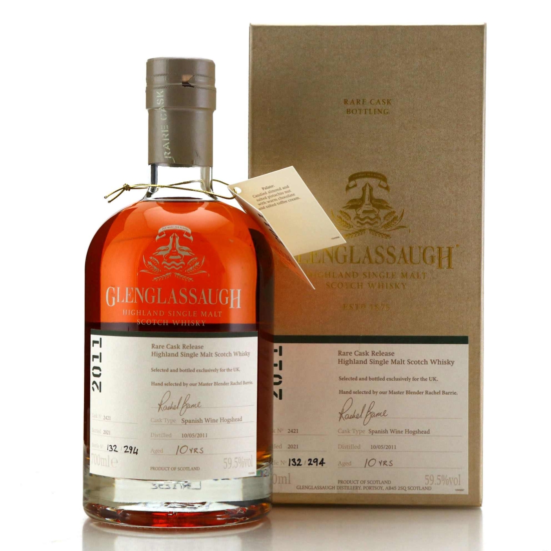 Glenglassaugh 2011 Single Wine Cask 10 Year Old #2421 / UK