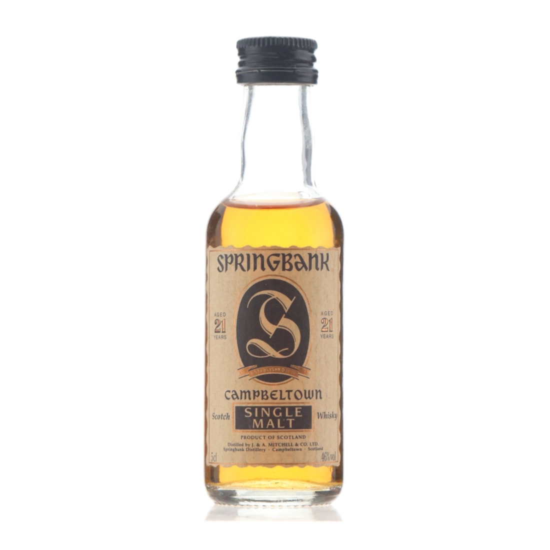 Springbank 21 Year Old 1998 Release Miniature