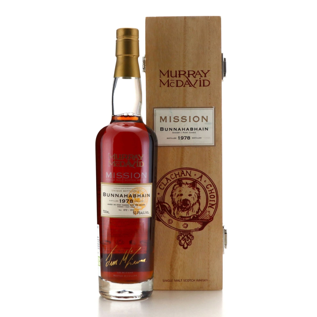 Bunnahabhain 1978 Murray McDavid 32 Year Old Mission Cask Strength