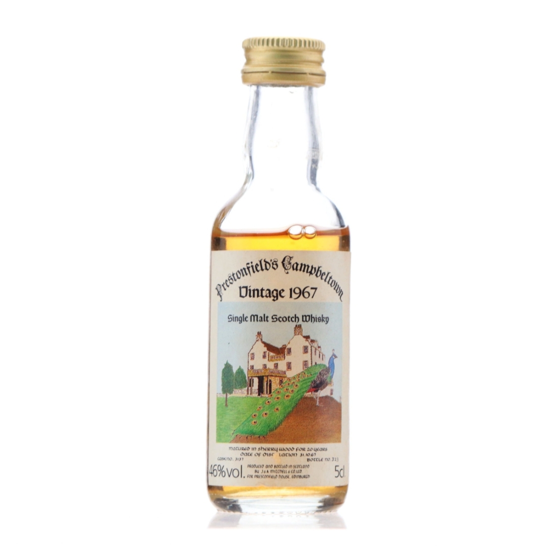 Springbank 1967 Prestonfield House 20 Year Old #3137 Miniature