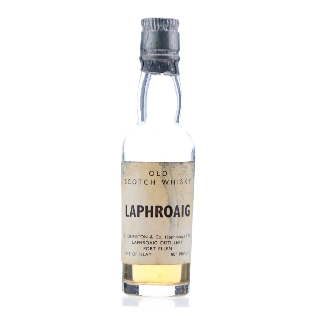 Laphroaig Single Malt Miniature 1960s
