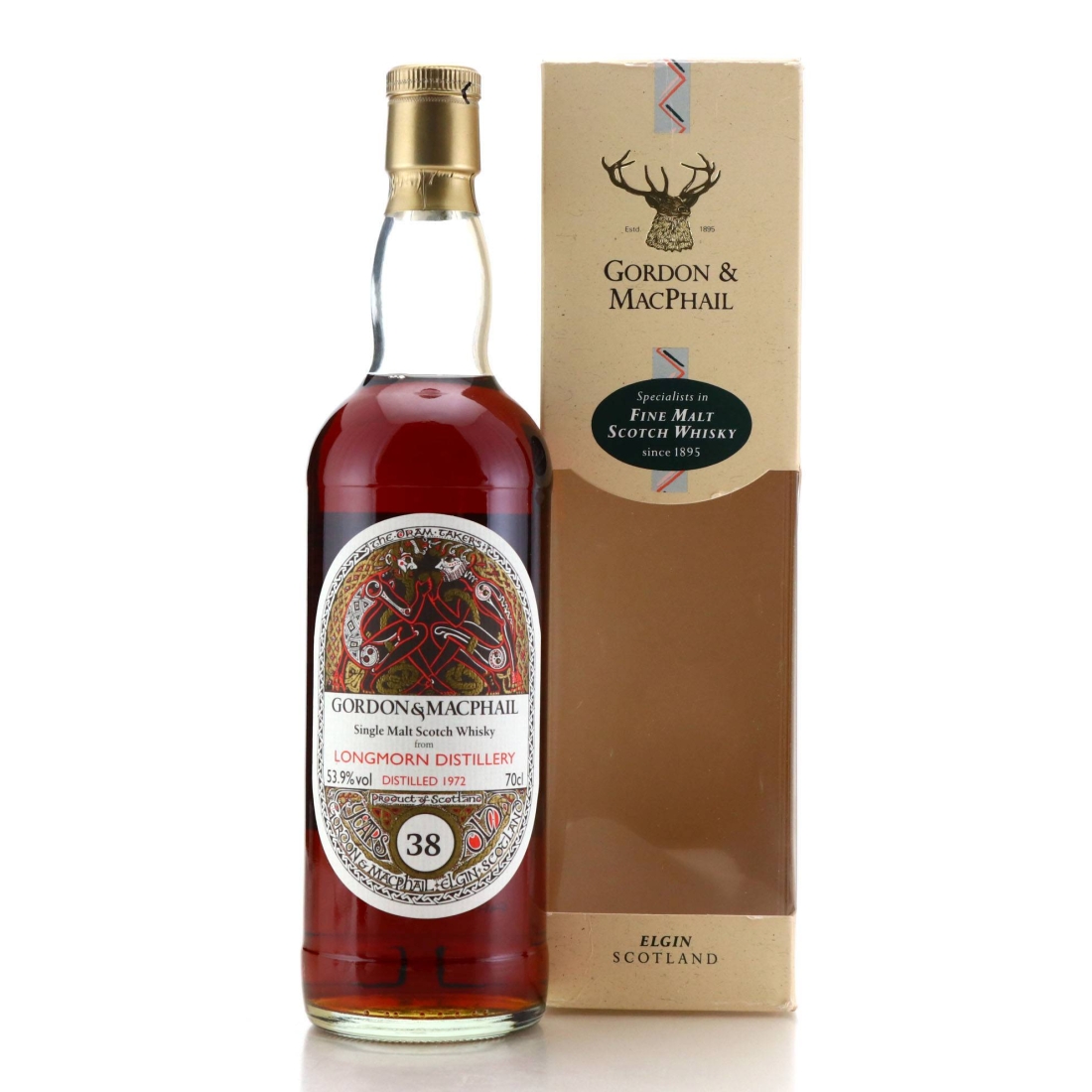 Longmorn 1972 Gordon and MacPhail 38 Year Old / Japan Import System