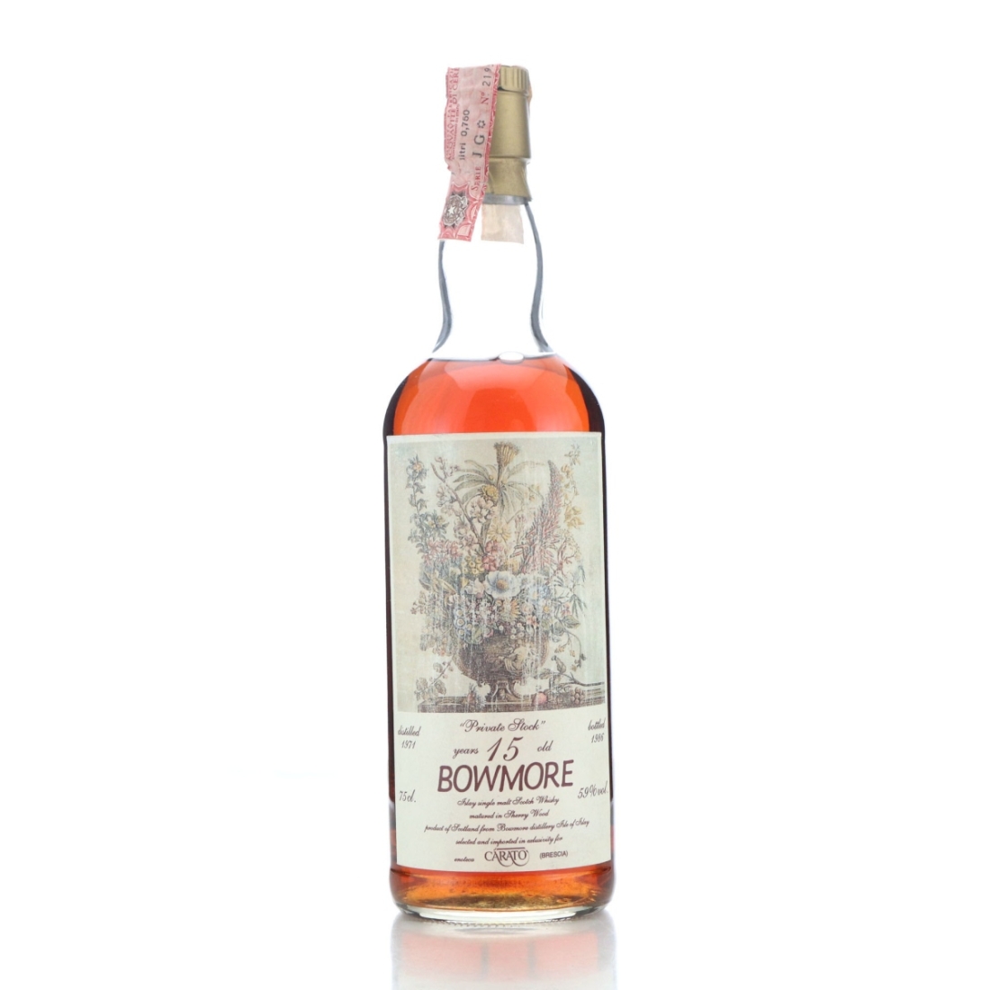 Bowmore 1971 Private Stock 15 Year Old / Il Carato
