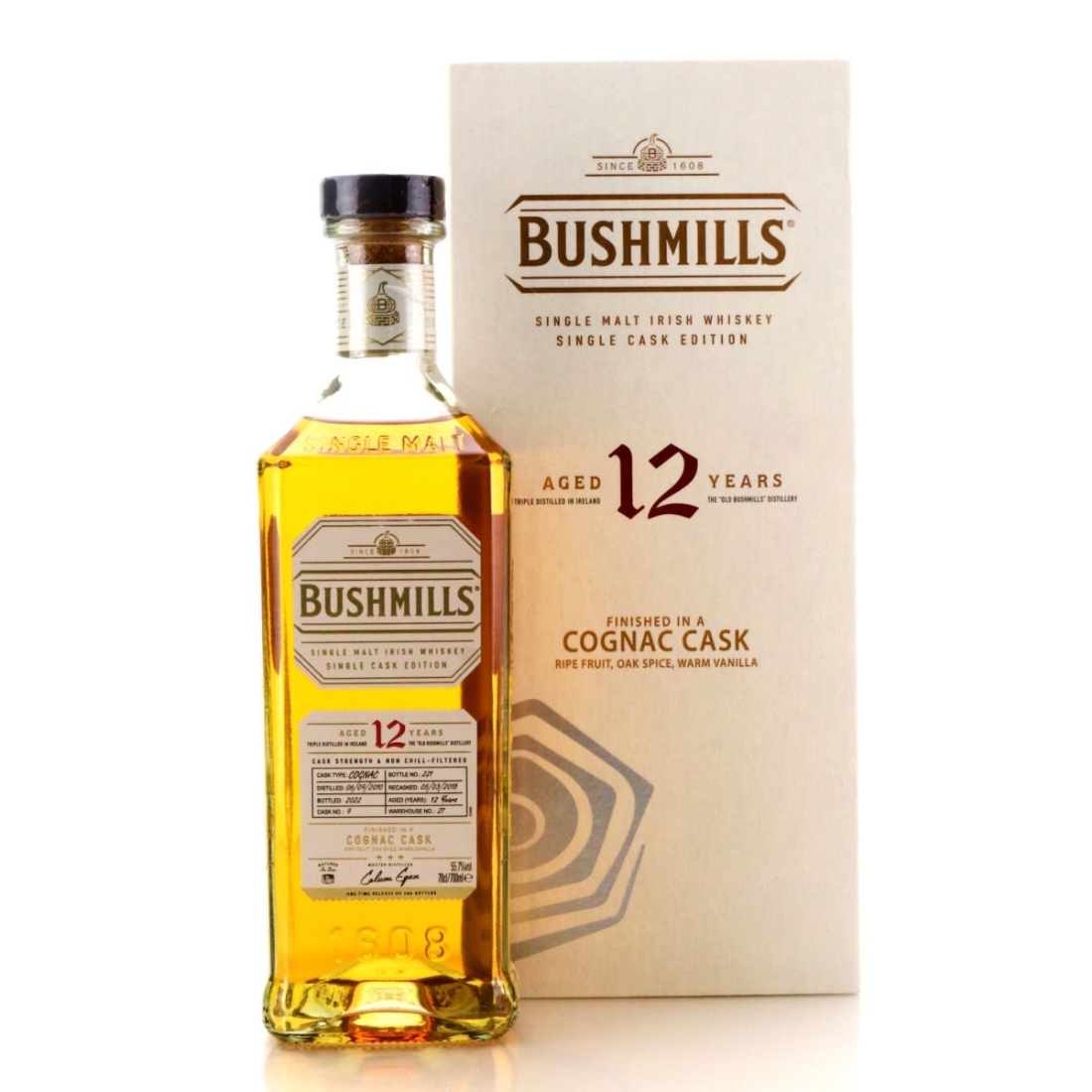 Bushmills 2010 Single Cognac Cask Finish 12 Year Old #9