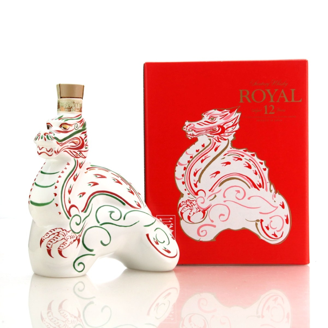 Suntory Royal 12 Year Old Zodiac Decanter 60cl / Year of the Dragon 2000