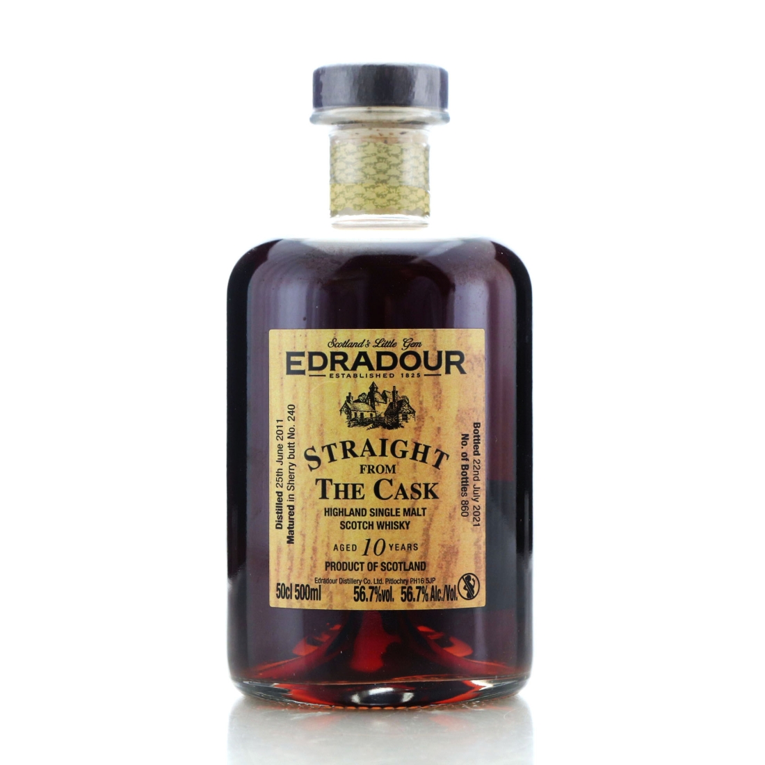 Edradour 2011 Straight From The Cask 10 Year Old #240 50cl