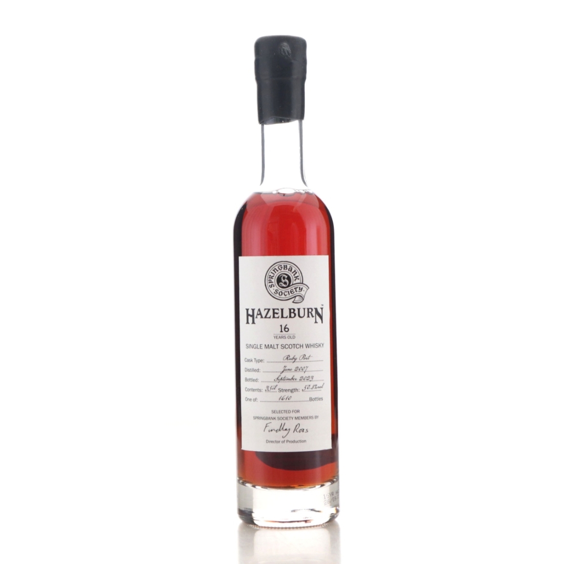 Hazelburn 2007 Springbank Society 16 Year Old 35cl / Ruby Port