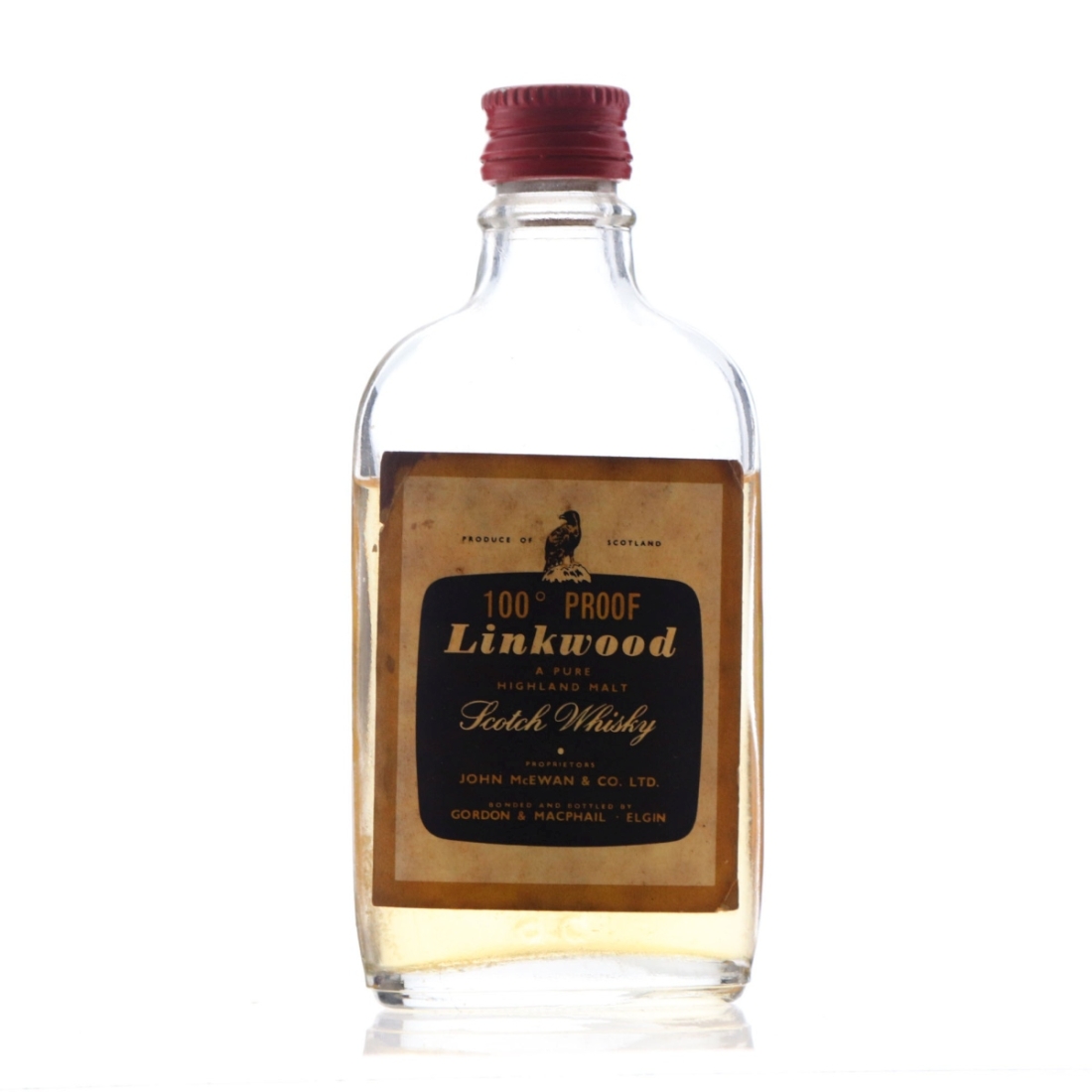 Linkwood Gordon and MacPhail 100 Proof Miniature 1970s