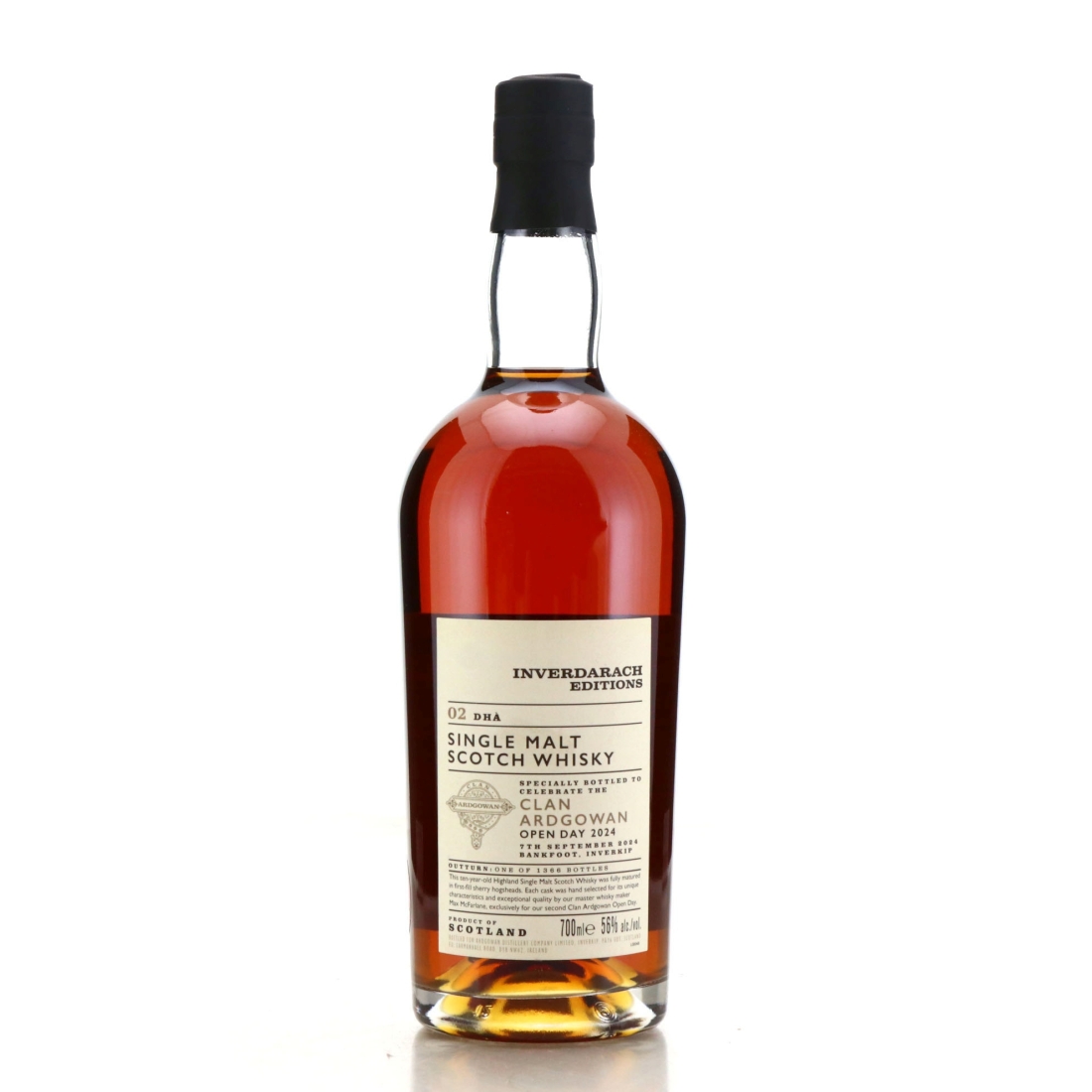 Highland Single Malt 10 Year Old Inverdarach Editions / Clan Ardgowan Open Day 2024 - The Ben Charity Lot