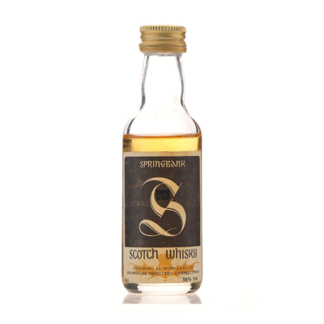 Springbank 21 Year Old 55% Miniature 1980s